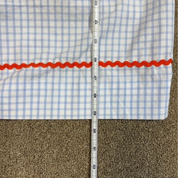 Babeeni: Girls Blue Checkered Smocked Pumpkin Bishop Dress, Size 5T - Picture 7 of 12